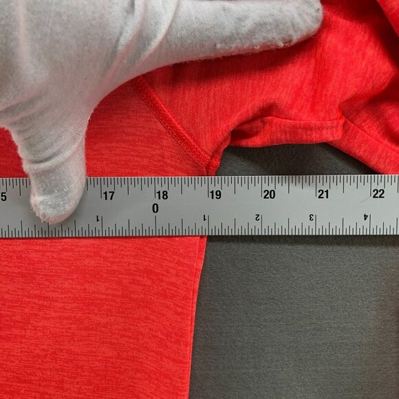 Under Armour Long Sleeve T-Shirt Mens S Hooded Red Henley Heatgear Loose - Picture 11 of 12